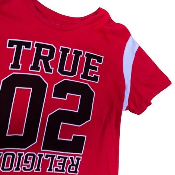 True Religion Shirt Big Logo XXXL Red True Back - Picture 7 of 7